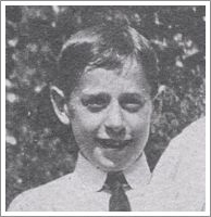 R A Robinson as a boy